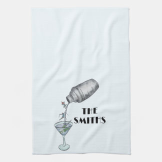Skiing cabin  kitchen towel