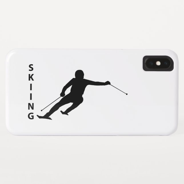 Skiing Case-Mate iPhone Case (Back (Horizontal))