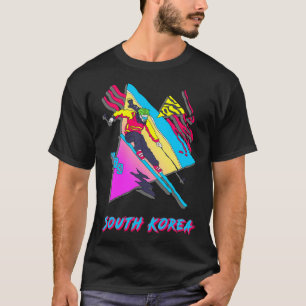 Skiing Colourful Ski Adventure In South Korea T-Shirt