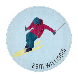 Skiing Cutting Board