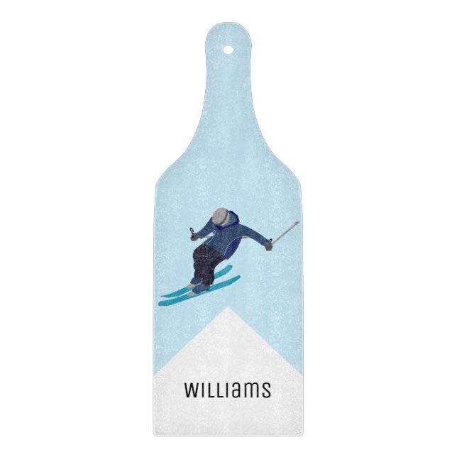 Skiing Cutting Board (Front)