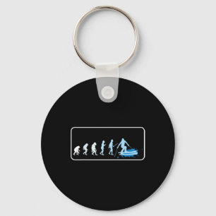 Skiing Evolution Of Skier Ski Apres Ski Snowboardi Keychain