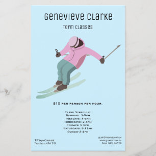 Skiing Flyer