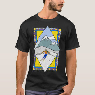 Skiing Freeriding Design Ski and Snowboard T-Shirt