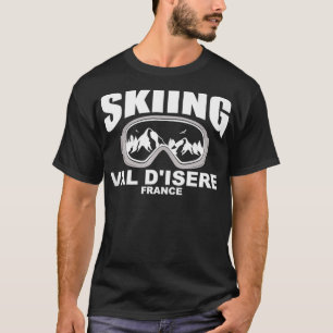 Skiing Goggles Val dIsere France 1 T-Shirt