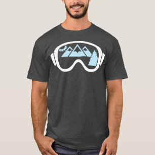 Skiing goggles with mountains T-Shirt