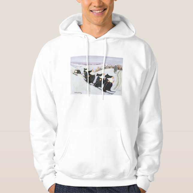Skiing Hoodie (Front)