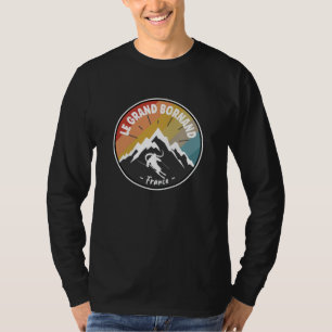 Skiing In France Le Grand Bornand T-Shirt