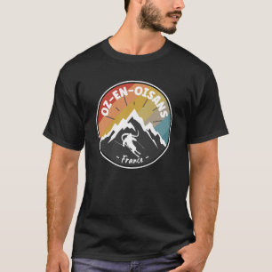 Skiing In France Oz-en-Oisans T-Shirt