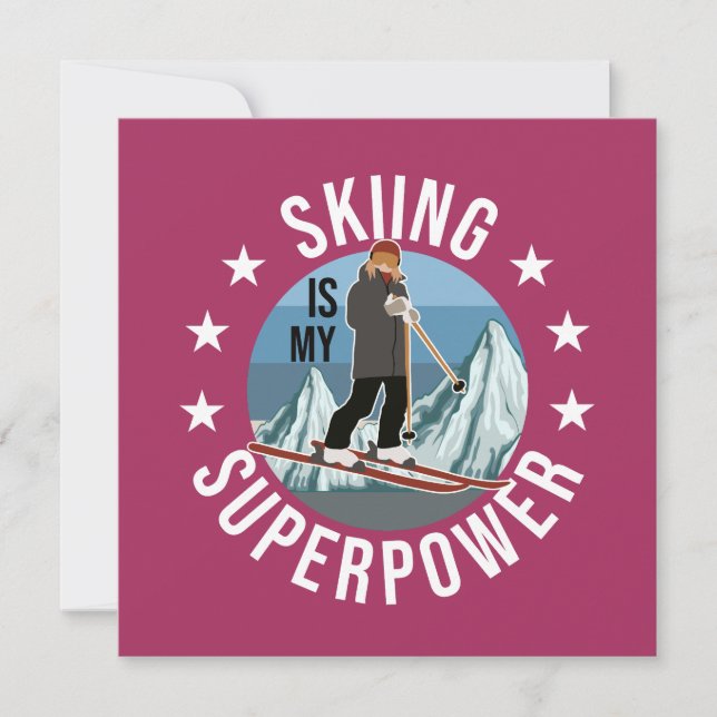 Skiing Is My Superpower (Front)