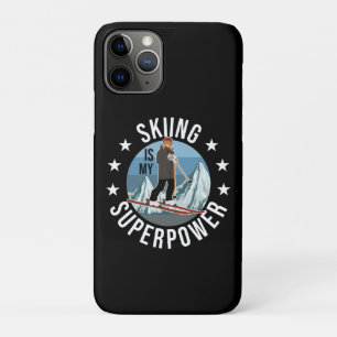 Skiing Is My Superpower iPhone 11 Pro Case