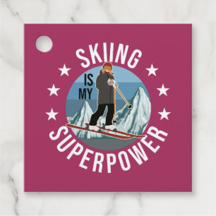 Skiing Is My Superpower Favour Tags