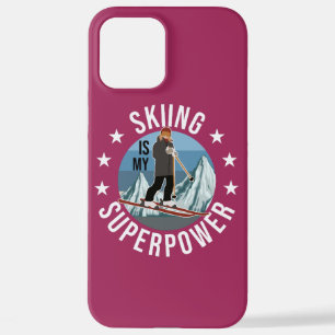 Skiing Is My Superpower iPhone 12 Pro Max Case