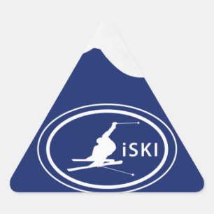 Skiing iSKI Oval Mountain Tag