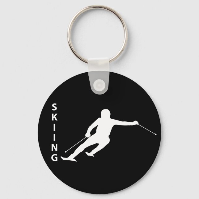 Skiing Keychain (Front)