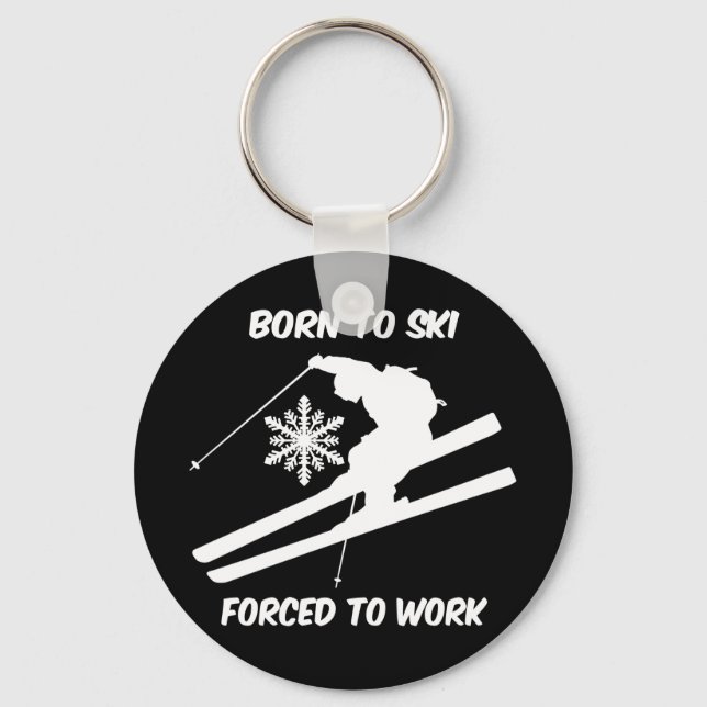 Skiing Keychain (Front)