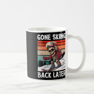 Skiing Kids Gone Skiing Ck Later Funny Slope Hunte Coffee Mug