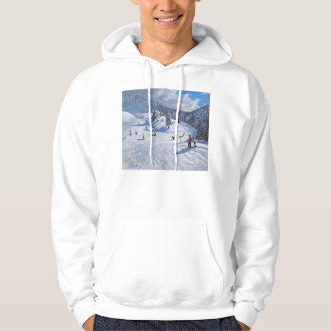 Skiing Kitzbhuel 2014 Hoodie (Front)