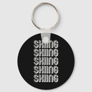 Skiing Lover 1  Keychain