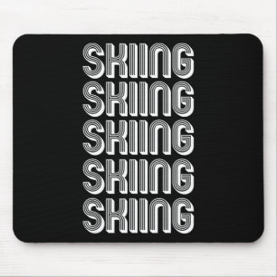 Skiing Lover 1 Mouse Pad