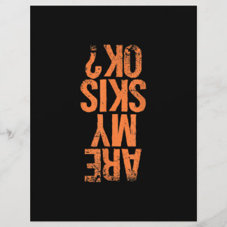 Skiing Lover | Are My Skis Ok? Letterhead