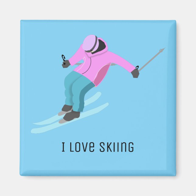 Skiing Magnet (Front)