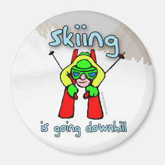 Skiing Magnet