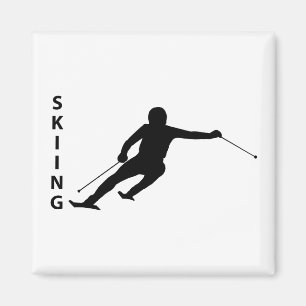 Skiing Magnet
