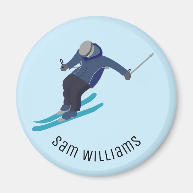 Skiing Magnet (Front)
