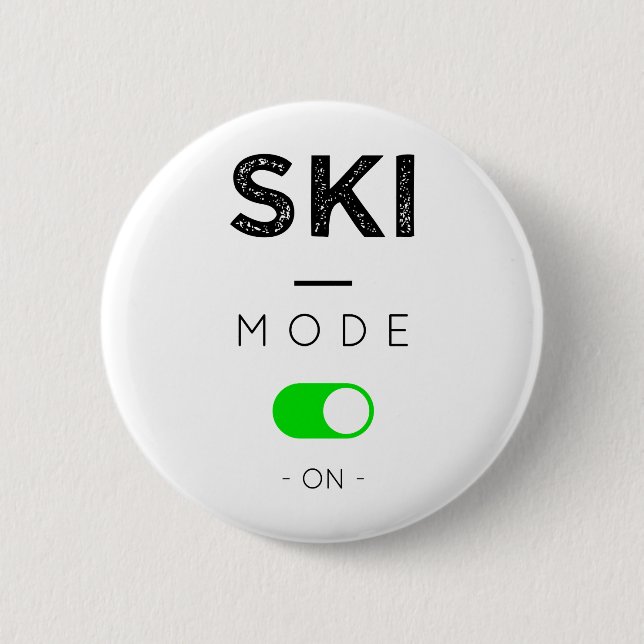 Skiing mode 2 inch round button (Front)
