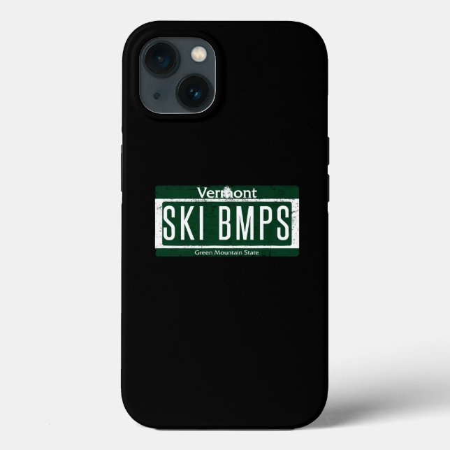 Skiing Moguls Ski Bumps Skiing Vermont Ski East Sk Case-Mate iPhone Case (Back)