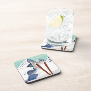 Skiing Mountains Coaster