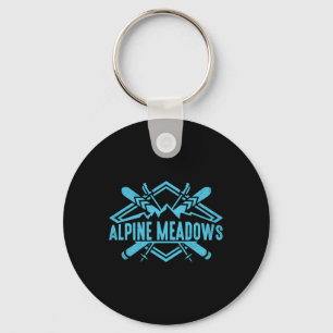 Skiing Mountains Skier Downhill Ski Resort Alpine  Keychain