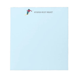 Skiing Notepad