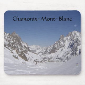 Skiing on a Glacier Mouse Pad