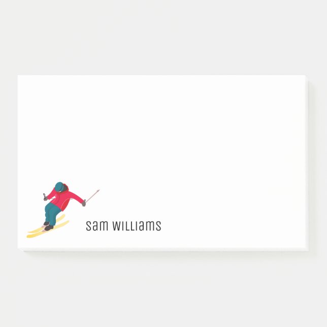 Skiing Post-it Notes (Front)