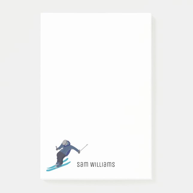 Skiing Post-it Notes (Front)