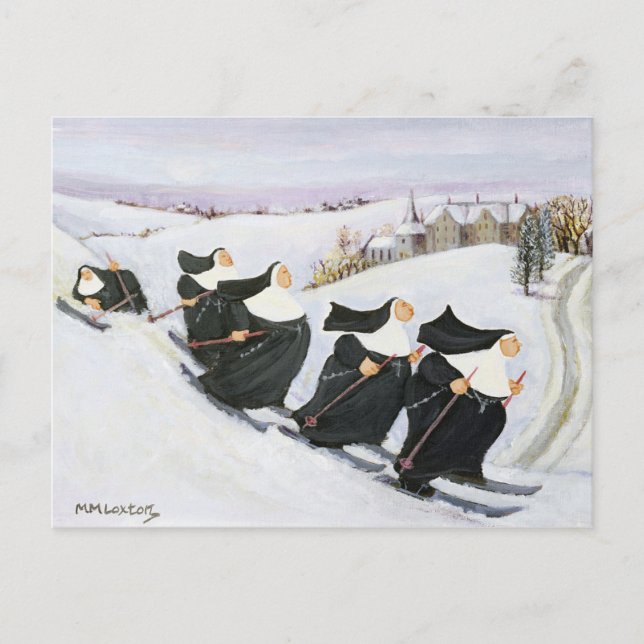 Skiing Postcard (Front)