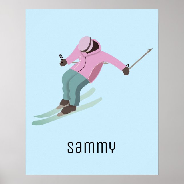 Skiing Poster (Front)