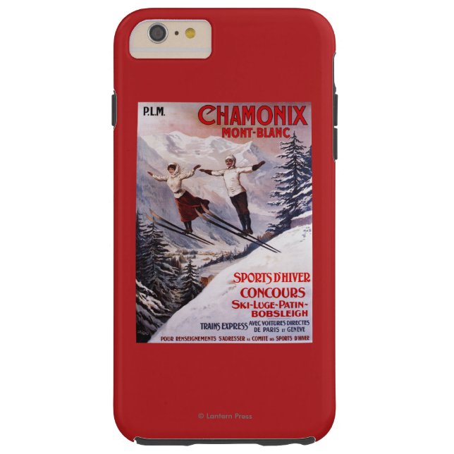 Skiing Promotional Poster Case-Mate iPhone Case (Back)