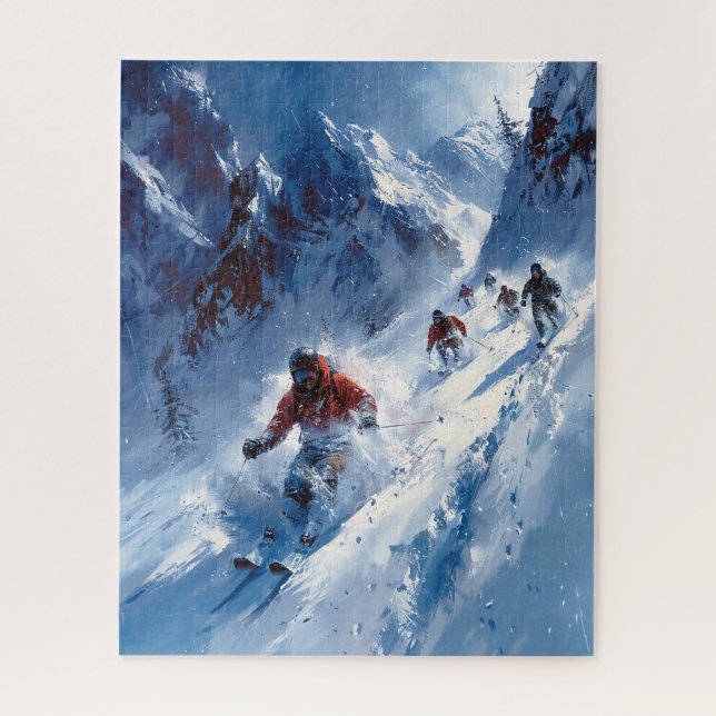 Skiing Puzzle (Vertical)