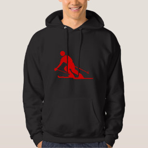 Skiing - Red Hoodie