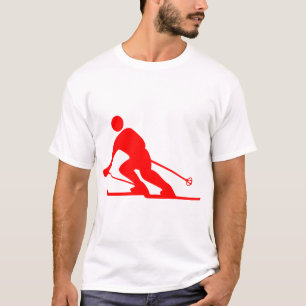 Skiing - Red T-Shirt