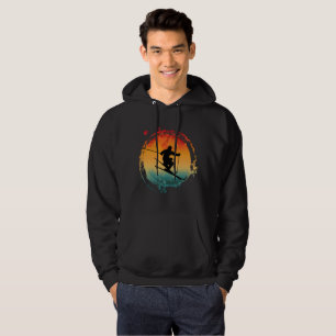 SKIING RETRO VINTAGE  HOODIE