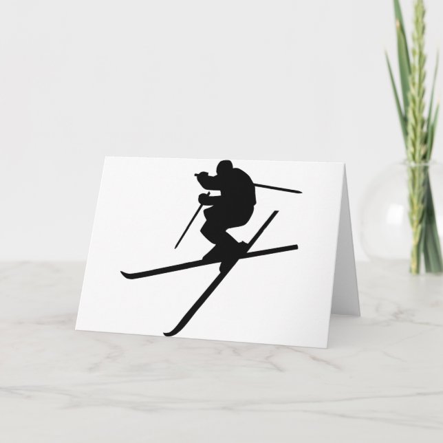 Skiing - Ski Freestyle Card (Front)