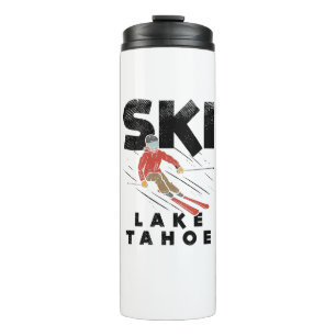 Skiing - Ski Lake Tahoe Thermal Tumbler