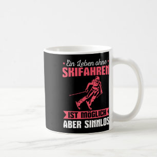 Skiing Ski Skier Biathlon Snow Winter Sports Lover Coffee Mug