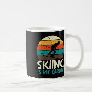 Skiing Ski Skier Biathlon Snow Winter Sports Lover Coffee Mug