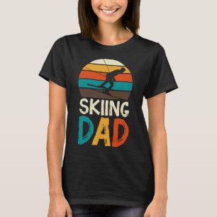 Skiing Ski Skier Biathlon Snow Winter Sports Lover T-Shirt