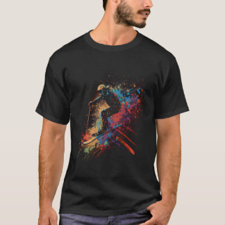 Skiing Ski T-Shirt